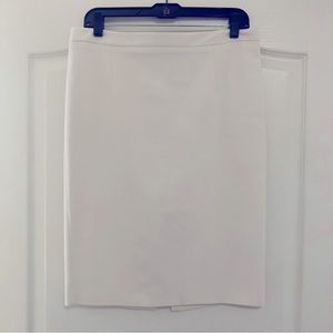 Zara White Pencil Skirt